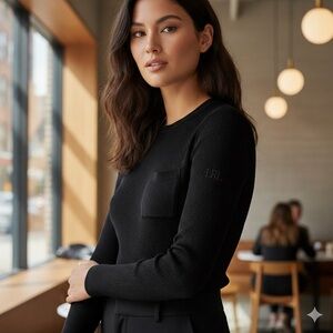 Ralph Lauren Black Long Sleeve Tee size M